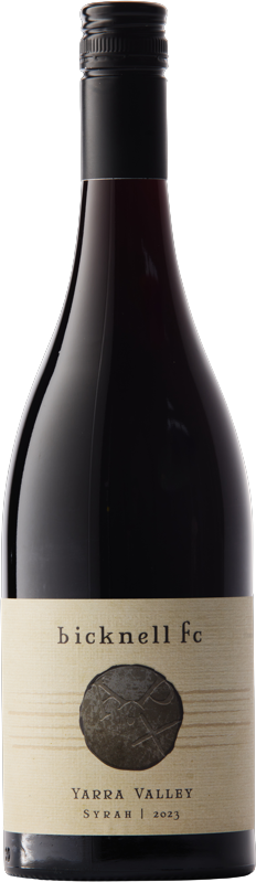 Bicknell fc Shiraz 2023 bottle - Yarra Valley